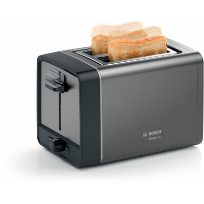 Тостер Bosch 970Вт, пластик, серый (TAT5P425)