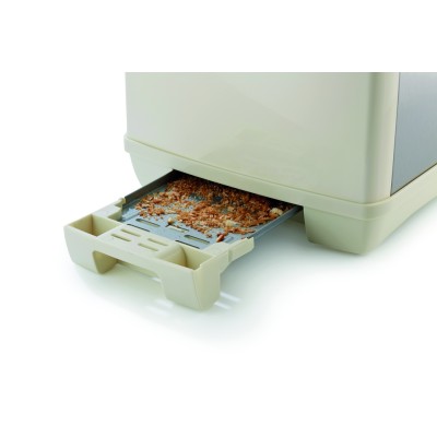 Тостер Gorenje 1000Вт, металл/пластик, бежевый (T1100CLI)