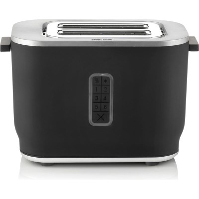 Тостер Gorenje 800Вт, металл/пластик, черный (T800ORAB)