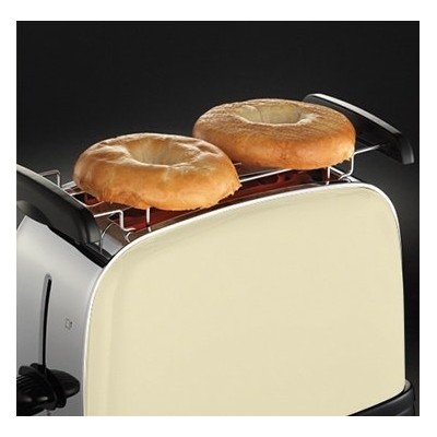 Тостер Russell Hobbs Colours Plus 1100Вт, металл, бежевый (23334-56)