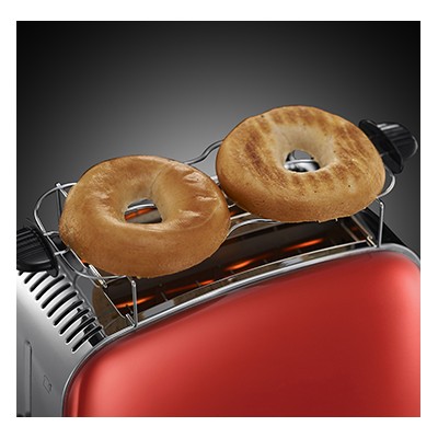 Купити Тостер Russell Hobbs Colours Plus 1100Вт, металл, красный (23330-56)