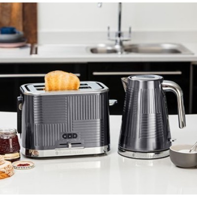 Тостер Russell Hobbs Geo 1640Вт, подогрев, разморозка, металл (25250-56)