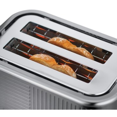 Тостер Russell Hobbs Geo 1640Вт, подогрев, разморозка, металл (25250-56)