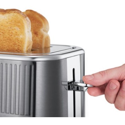 Тостер Russell Hobbs Geo 1640Вт, подогрев, разморозка, металл (25250-56)