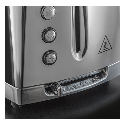 Купити Тостер Russell Hobbs Luna Moonlight 1550Вт, подогрев, разморозка, металл, серый (23221-56)