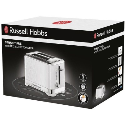 Купити Тостер Russell Hobbs Structure 1050Вт, пластик, белый (28090-56)