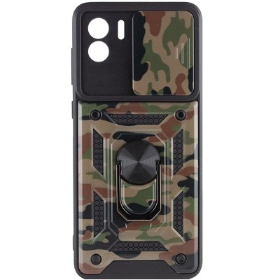 Ударопрочный чехол Camshield Serge Ring Camo для Xiaomi Redmi A1 / A2 Коричневый / Army Brown