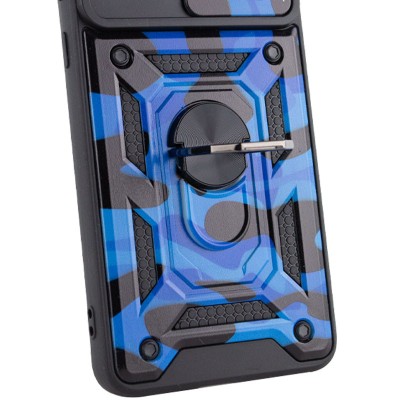 Ударопрочный чехол Camshield Serge Ring Camo для Xiaomi Redmi A1 / A2 Синий / Army Blue