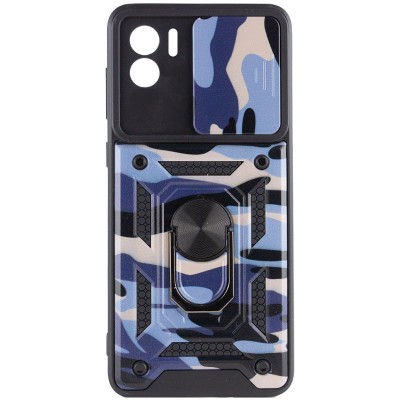 Ударопрочный чехол Camshield Serge Ring Camo для Xiaomi Redmi A1 Фиолетовый / Army Purple