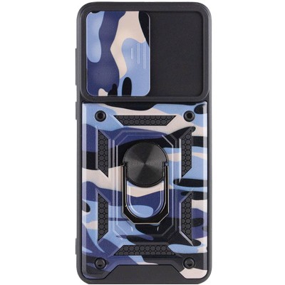 Ударопрочный чехол Camshield Serge Ring Camo для Xiaomi Redmi A1 Фиолетовый / Army Purple