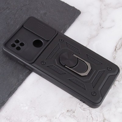 Ударопрочный чехол Camshield Serge Ring for Magnet для Realme C25Y Черный