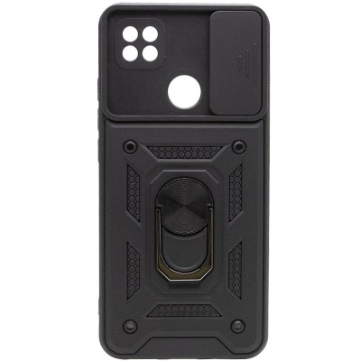 Ударопрочный чехол Camshield Serge Ring for Magnet для Realme C25Y Черный
