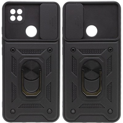 Ударопрочный чехол Camshield Serge Ring for Magnet для Realme C25Y Черный