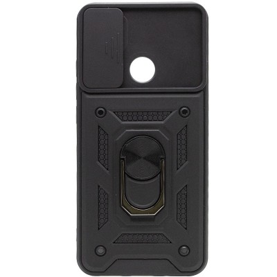 Ударопрочный чехол Camshield Serge Ring for Magnet для Realme C25Y Черный