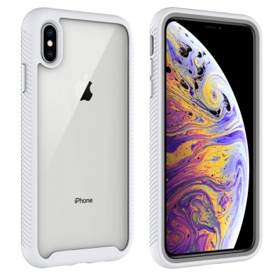 Ударопрочный чехол Full-body Bumper Case для Apple iPhone XS Max (6.5") Белый