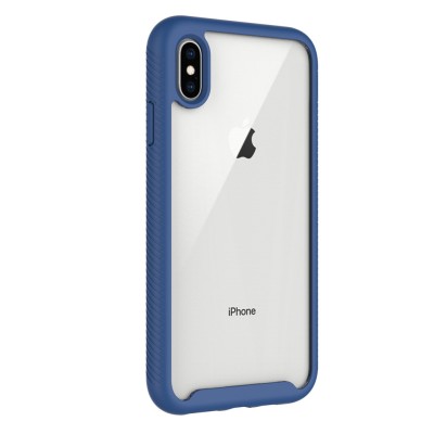 Ударопрочный чехол Full-body Bumper Case для Apple iPhone XS Max (6.5") Синий