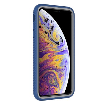 Ударопрочный чехол Full-body Bumper Case для Apple iPhone XS Max (6.5") Синий