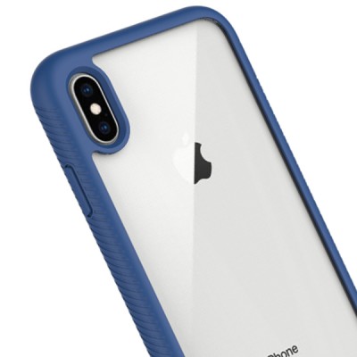 Ударопрочный чехол Full-body Bumper Case для Apple iPhone XS Max (6.5") Синий