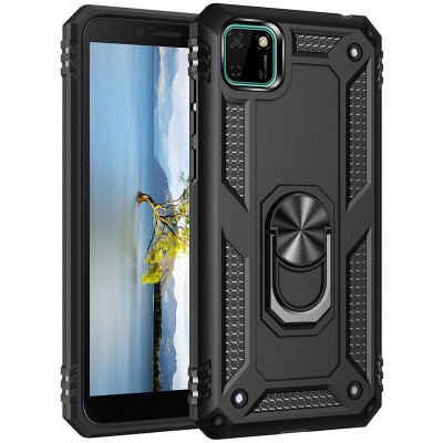 Ударопрочный чехол Serge Ring for Magnet для Huawei Y5p Черный