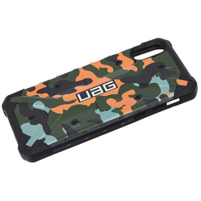Ударопрочный чехол UAG Pathfinder камуфляж для Apple iPhone X / XS (5.8") Оранжевый