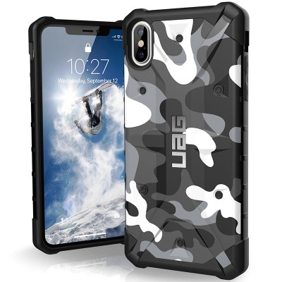 Ударопрочный чехол UAG Pathfinder камуфляж для Apple iPhone XS Max (6.5") Белый