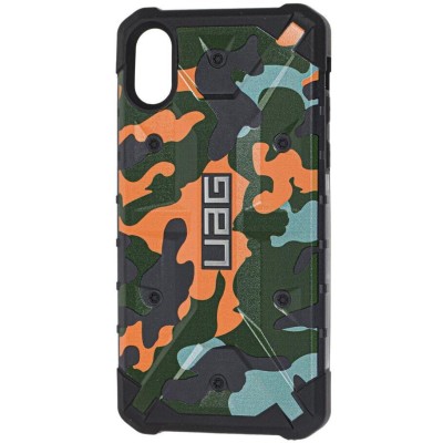 Ударопрочный чехол UAG Pathfinder камуфляж для Apple iPhone XS Max (6.5") Оранжевый