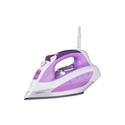 Утюг Ardesto IR-C2240-VT/ 2200Вт/ 400мл/ пар/ самоочистка/ антикапля/керам.под/свет.индик/фиолетовый (IR-C2240-VT)