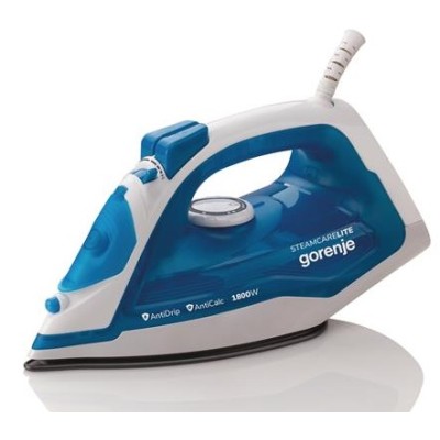 Утюг Gorenje SIH1800BLT/ 1800 Вт/отпаривание/ автоотключение/тефлоновое покрытие/голубой (SIH1800BLT)