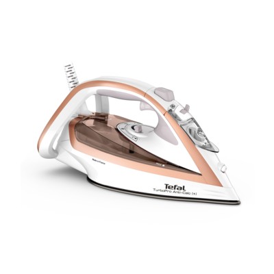 Утюг TEFAL Turbo Pro FV5687E0, 2800 Вт, 300 мл, белый/бежевый (FV5687E0)