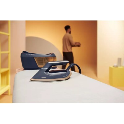 Утюг-парогенератор Philips PerfectCare 6000 Series, 2400Вт, 1800мл, паровой удар -600гр, постоянный пар - 130гр, нерж. 