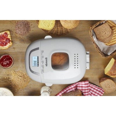 Хлебопечка Gorenje 550Вт, программ-15, макс.вес -0.9кг, форма прямоугольник, пластик, белый (BM910WII)