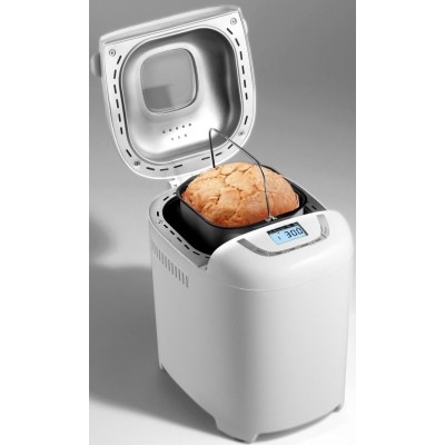 Хлебопечка Gorenje 550Вт, программ-15, макс.вес -0.9кг, форма прямоугольник, пластик, белый (BM910WII)