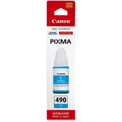 Купити Чернила Canon GI-490 PIXMA G1400/G2400/G3400 Cyan 70ml (0664C001)