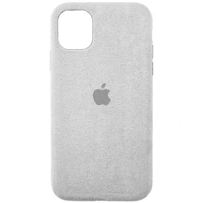Чехол ALCANTARA Case Full для Apple iPhone 12 Pro Max (6.7") Белый