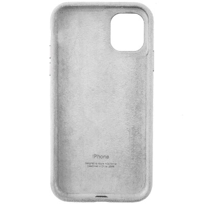 Чехол ALCANTARA Case Full для Apple iPhone 12 Pro Max (6.7") Белый