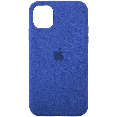Чехол ALCANTARA Case Full для Apple iPhone 12 Pro Max (6.7") Синий