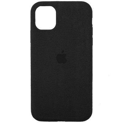 Чехол ALCANTARA Case Full для Apple iPhone 12 Pro Max (6.7") Черный