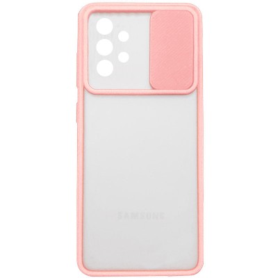 Чехол Camshield mate TPU со шторкой для камеры для Samsung Galaxy A32 4G Розовый