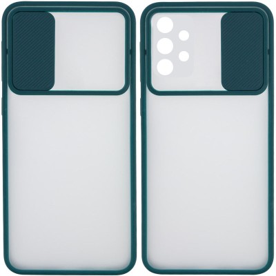 Чехол Camshield mate TPU со шторкой для камеры для Samsung Galaxy A52 4G / A52 5G / A52s Зеленый