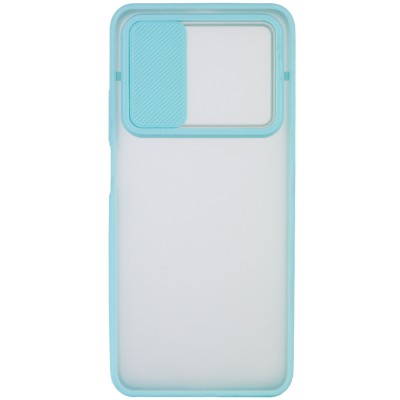 Чехол Camshield mate TPU со шторкой для камеры для Xiaomi Mi 10T / Mi 10T Pro Бирюзовый