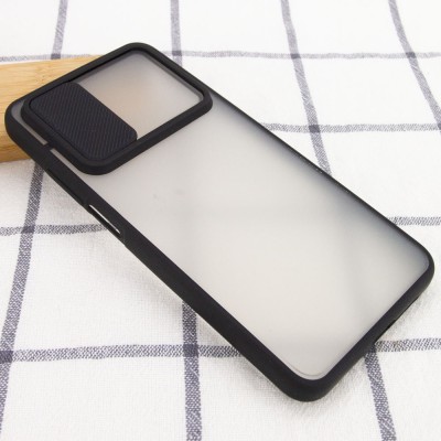 Чехол Camshield mate TPU со шторкой для камеры для Xiaomi Mi 10T / Mi 10T Pro Черный