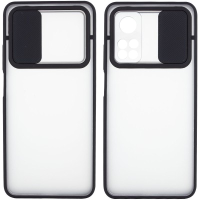 Чехол Camshield mate TPU со шторкой для камеры для Xiaomi Mi 10T / Mi 10T Pro Черный