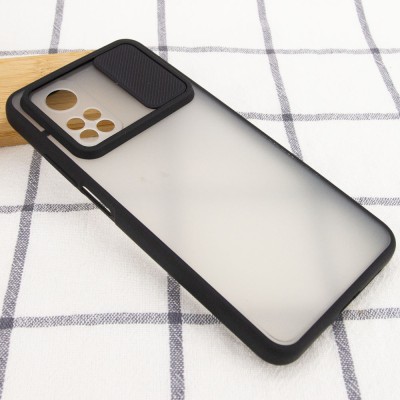 Чехол Camshield mate TPU со шторкой для камеры для Xiaomi Mi 10T / Mi 10T Pro Черный