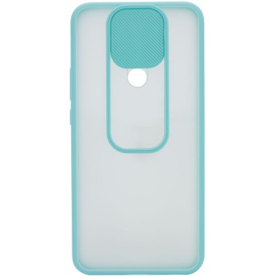 Чехол Camshield mate TPU со шторкой для камеры для Xiaomi Redmi Note 8 Pro Бирюзовый