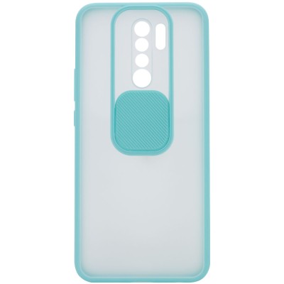 Чехол Camshield mate TPU со шторкой для камеры для Xiaomi Redmi Note 8 Pro Бирюзовый