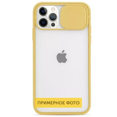 Чехол Camshield mate TPU со шторкой для камеры для Xiaomi Redmi Note 8 Pro Желтый