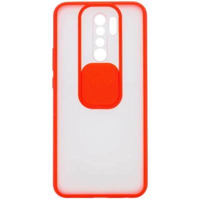 Чехол Camshield mate TPU со шторкой для камеры для Xiaomi Redmi Note 8 Pro Красный