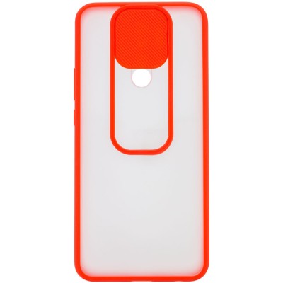 Чехол Camshield mate TPU со шторкой для камеры для Xiaomi Redmi Note 8 Pro Красный