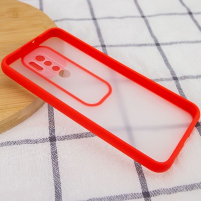 Чехол Camshield mate TPU со шторкой для камеры для Xiaomi Redmi Note 8 Pro Красный