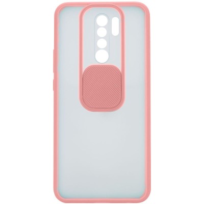 Чехол Camshield mate TPU со шторкой для камеры для Xiaomi Redmi Note 8 Pro Розовый